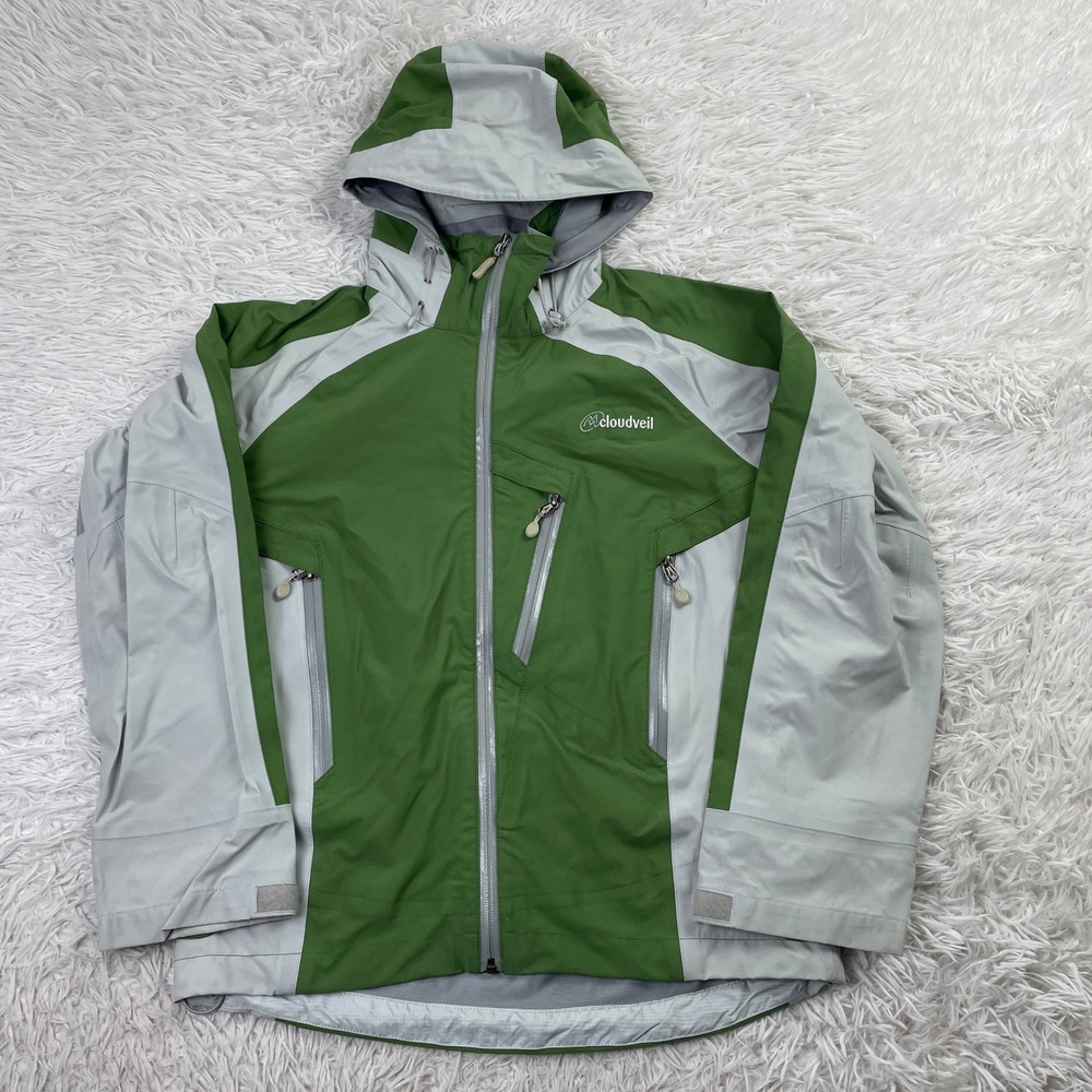 Cloudveil Jacket‎ Womens Medium Jade Green Koven Hooded Lightweight Waterproof M